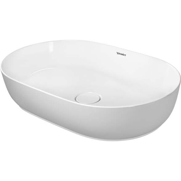 Duravit Washbowl 23" Luv w/out Overflow w/out Faucet Deck White 0379600000 - main